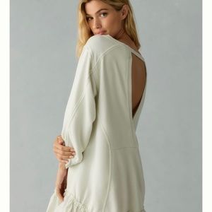 New Anthropologie - Daily Practice Tiered Ruffle Mini Dress, Mint , Pickle ball